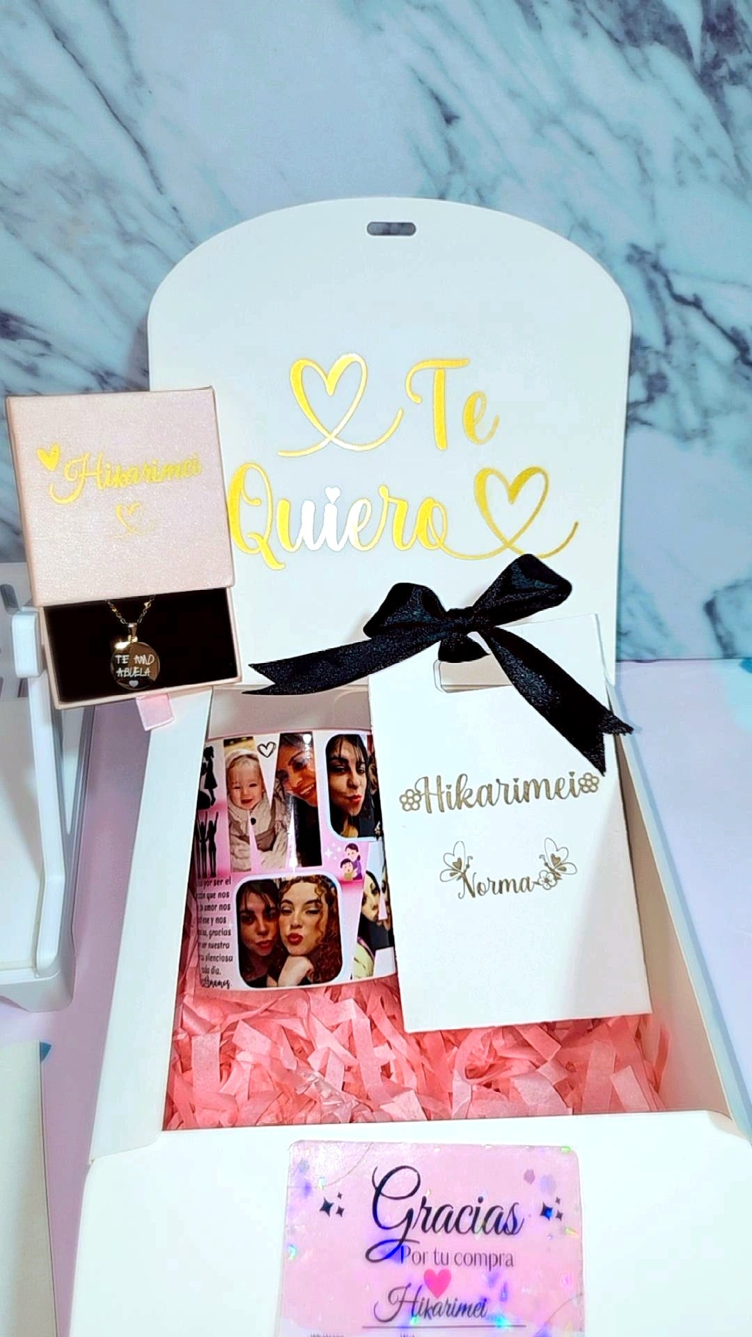 Pack de Regalo Emotivo, Taza + Collar con Mensaje – Caja Única Personalizada